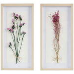 Avant Garden Floral 24"H 2-Piece Framed Canvas Wall Art Set