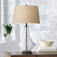 Stingray Clear Glass Table Lamp