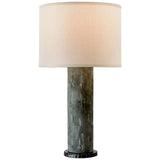 La Brea Slate Ceramic Cylinder Table Lamp