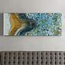 Shattering Rock 48" Wide Rectangular Canvas Wall Art