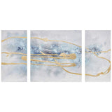 Blue Cosmo 3-Piece Canvas Wall Art Set of 3