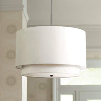 Rondin 18" Wide Brushed Nickel 3-Light Pendant