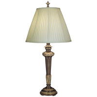 Pleated Shade Roman Bronze Table Lamp