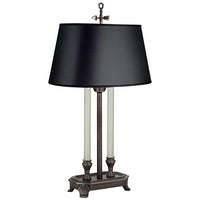 Gordon Shell Foot Antique Old Bronze Desk Lamp