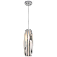 Varaluz Chroman Empire 5 1/2" Wide Modern Glass Mini-Pendant