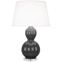 Randolph Glazed Black Table Lamp