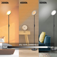 Bright Floor Lamps-Tall Standing Pole Light with Remote & Touch Control