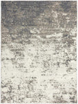 Euston Grey 8 x 10 Abstract Modern Soft Area Rug