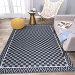 Plaid Check Non Skid (Non Slip) Area Rug