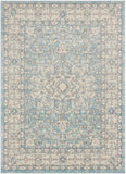 Kingsbury Collection Oriental Blue Traditional Soft Area Rug