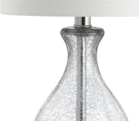 Playa Metal/Bubble Glass LED Lamp