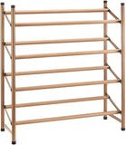 Easy Assemble Shoe Rack - 4-Tier, Rose Gold