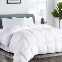 Down Alternative Comforter Duvet Insert Corner Ties,Fluffy Warm All Season Soft Reversible Hotel Collection - Hypoallergenic - Machine Washable