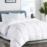 Down Alternative Comforter Duvet Insert Corner Ties,Fluffy Warm All Season Soft Reversible Hotel Collection - Hypoallergenic - Machine Washable