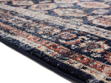 Waterloo Navy Oriental Soft Area Rug