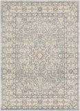 Kingsbury Collection Oriental Silver Traditional Soft Area Rug