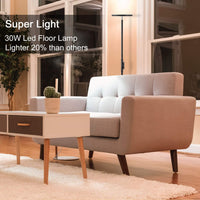Bright Floor Lamps-Tall Standing Pole Light with Remote & Touch Control