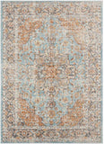Kingsbury Collection Oriental BLUE Traditional Soft Area Rug 5x7