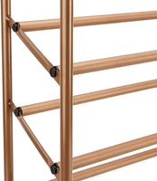 Easy Assemble Shoe Rack - 4-Tier, Rose Gold