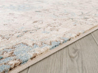 Distressed Cream 5'2x7'2 Soft Area Rug Carpet Large New