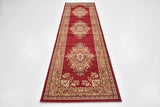 Traditional Medallion Burgundy Soft Area Rug