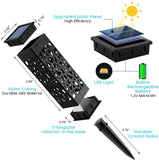 Solar Pathway Lights Outdoor, 8 Pack Solar Garden Lights, Waterproof LED Auto On/Off