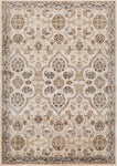 Ivory 5x7 Oriental Soft Area Rug