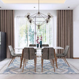 Ibiza Collection Blue Moroccan Soft Area Rug