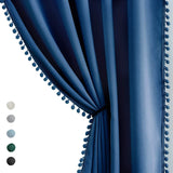 Blackout Curtains 2 Panels Rod Pocket