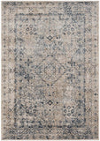 Wood bridge Collection Cream Oriental Soft Area Rug