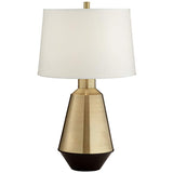 Possini Euro Cora Brass Modern Table Lamp