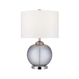 Smoke Gray LED Gourd Accent Table Lamp