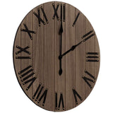 Mortonsen Restored Wood 21" Round Wall Clock