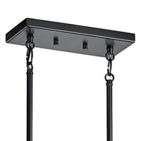 Valserrano 31" Wide Black Kitchen Island Light Chandelier