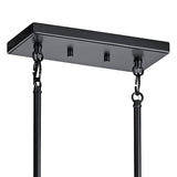 Valserrano 31" Wide Black Kitchen Island Light Chandelier