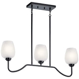 Valserrano 31" Wide Black Kitchen Island Light Chandelier