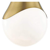 Mitzi Ariana 7 1/2" Wide Aged Modern Mini Pendant Light