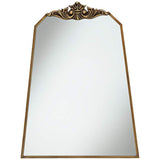 Morrey 25 3/4" x 34 1/4" Crown Top Angled Wall Mirror