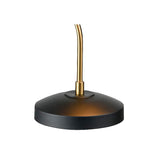 Virtuoso Matte Black and New Aged Brass Desk Lamp