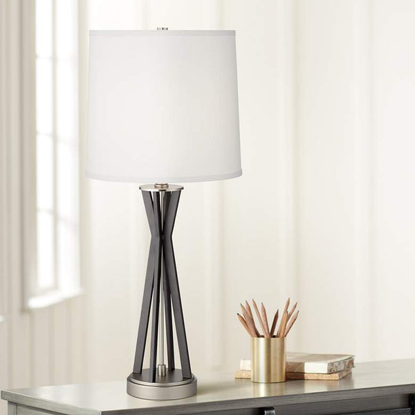 Stronghurst Gun Metal Table Lamp