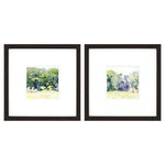 Petite Bella 18" Square 2-Piece Framed Giclee Wall Art Set