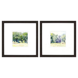 Petite Bella 18" Square 2-Piece Framed Giclee Wall Art Set