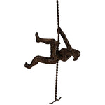 Climbing Woman 42" High Metal Wall Sculpture