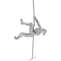 Climbing Woman 42" High Metal Wall Sculpture