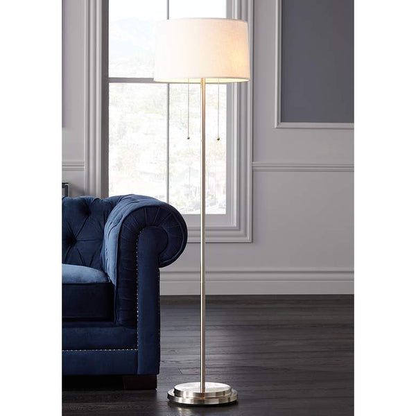 Simplicity Double Pull Chain Modern Floor Lamp