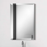 Tate Frameless Beveled 20" x 30" Rectangular Wall Mirror