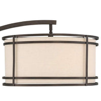 Gentry Oil-Rubbed Bronze 2-Light Downbridge Arc Floor Lamp
