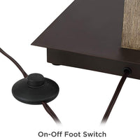 Gentry Oil-Rubbed Bronze 2-Light Downbridge Arc Floor Lamp
