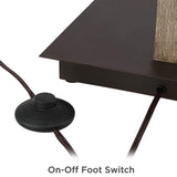 Gentry Oil-Rubbed Bronze 2-Light Downbridge Arc Floor Lamp