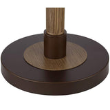 Astoria Faux Wood and Bronze 3-Light Tree Floor Lamp